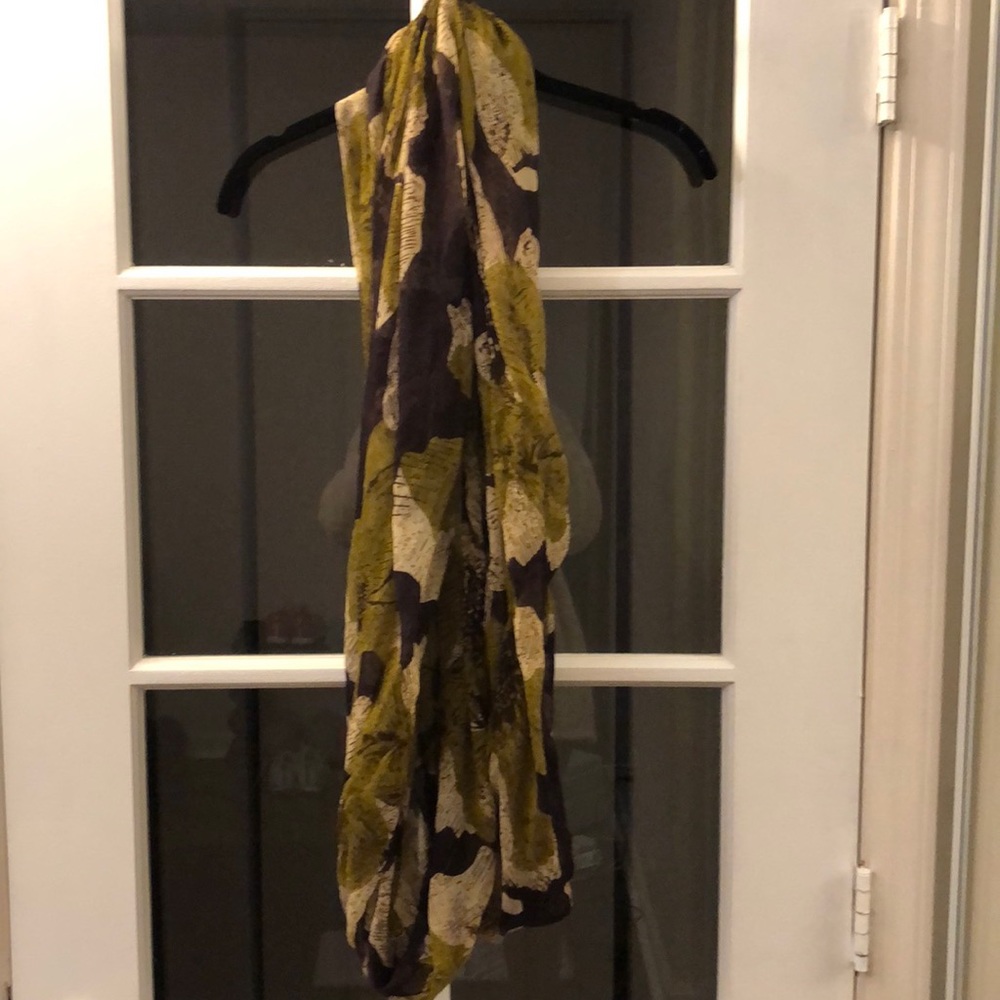 Purple and Green Scarf